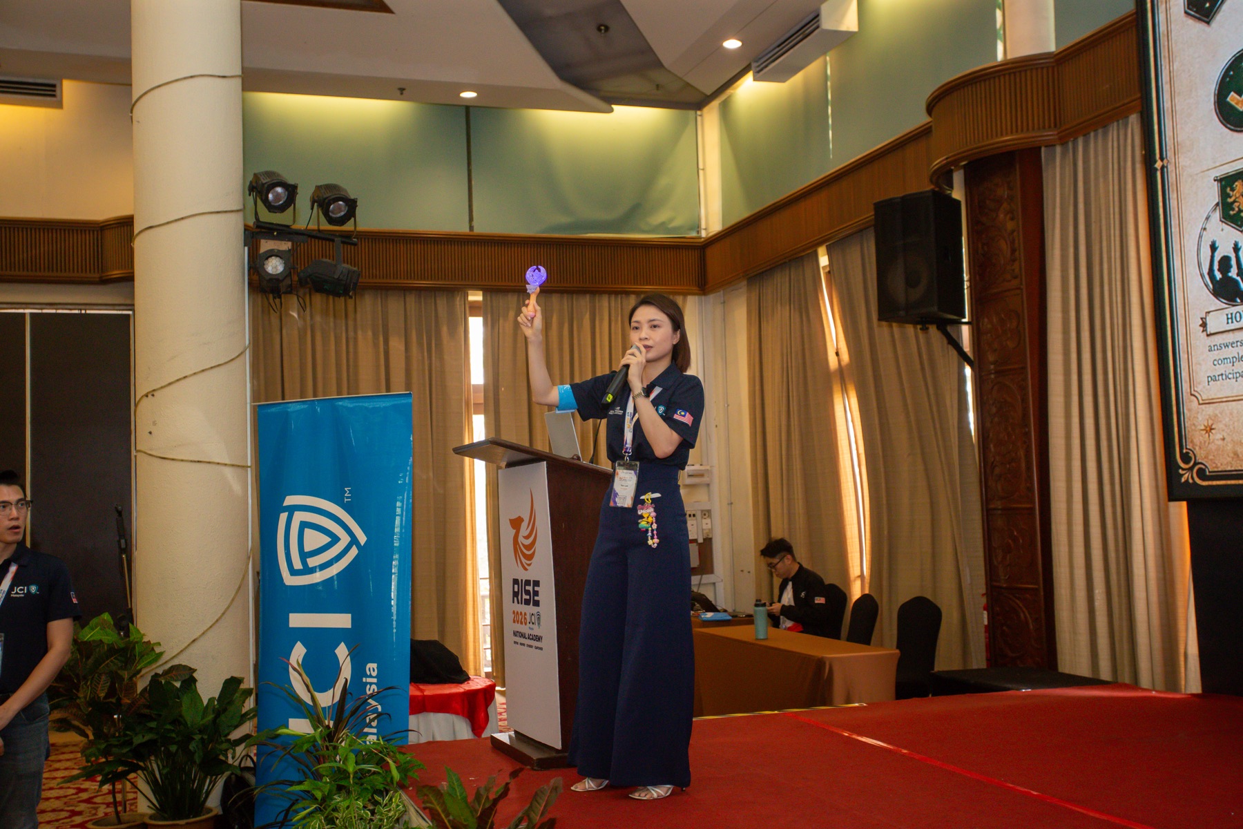 A trainer facilitating an Academy module