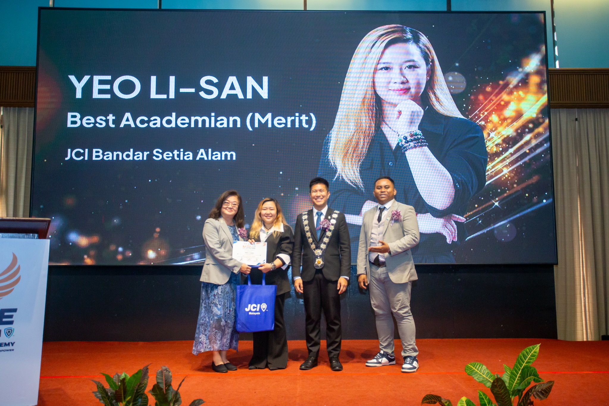 Best Academician Merit award